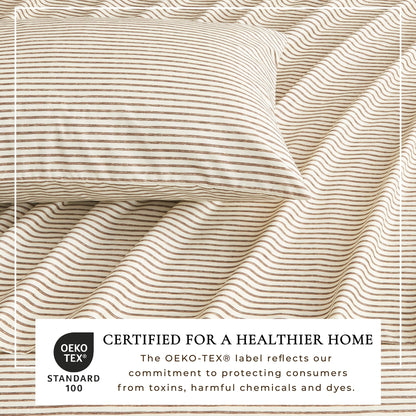 Striped Sheet Set - Evette Collection by Great Bay Home
