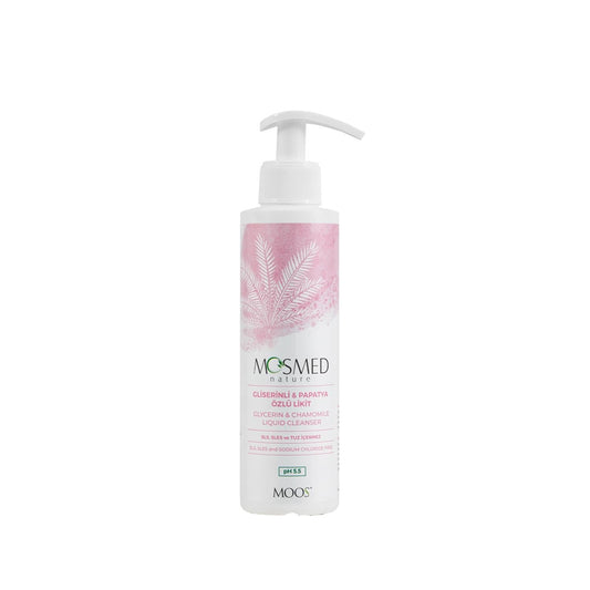 Moos Liquid Cleanser for Sensitive Skin - Gentle Glycerin & Chamomile Extract Cleansing Solution by Beauty Care Bag