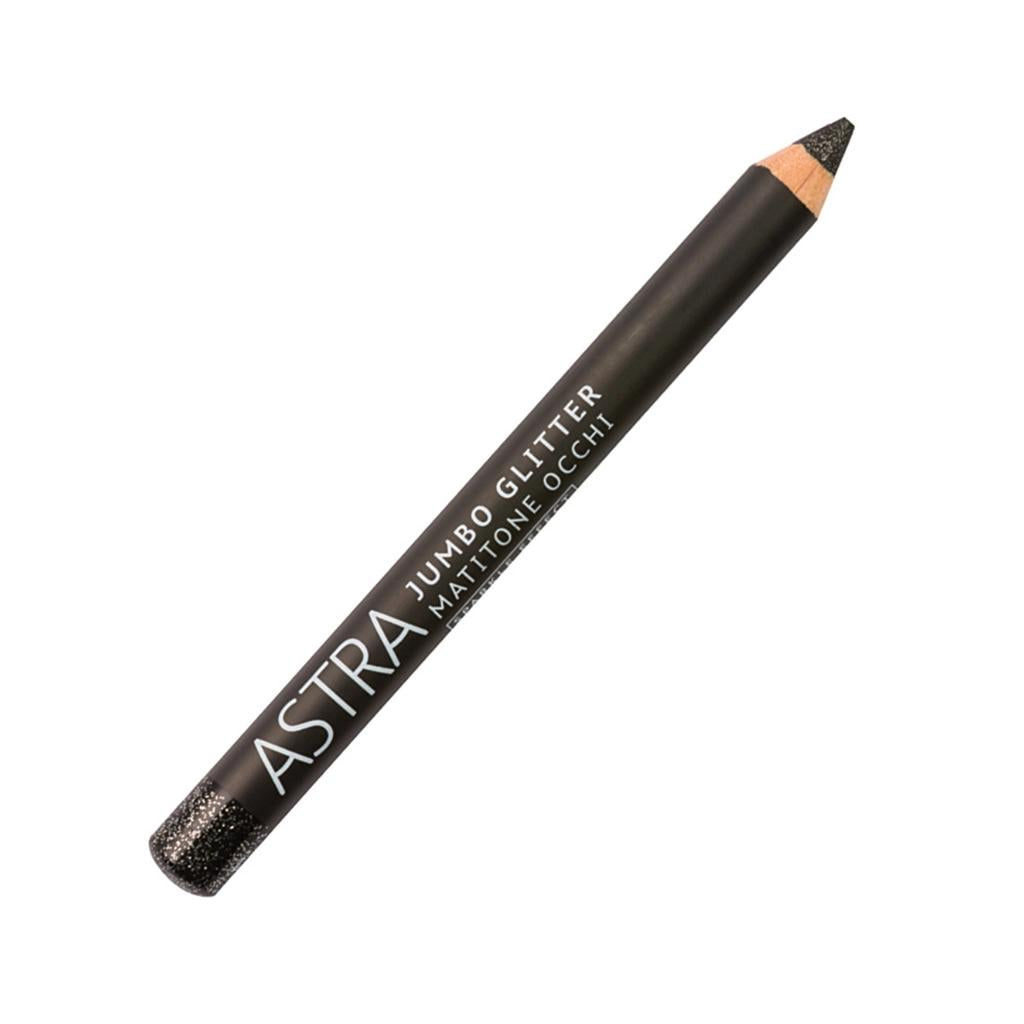 Astra Jumbo Glitter Eyeliner in Black Sheen 1.5g by Beauty Care Bag