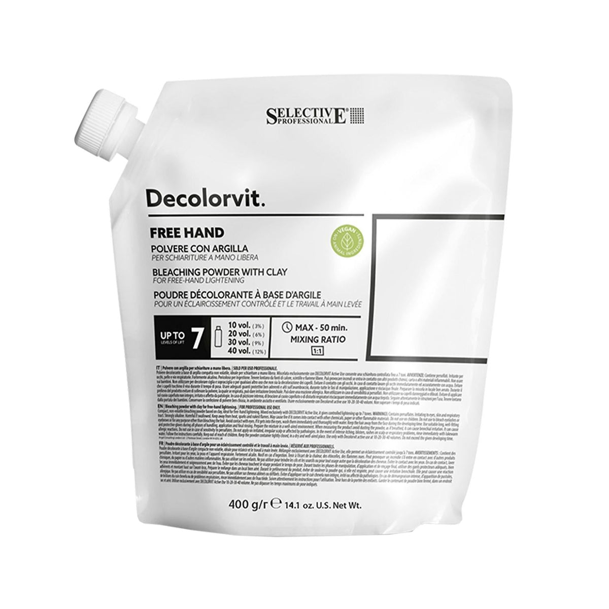 Selective Professional Decolorvit Free Hand hair bleach, 400g