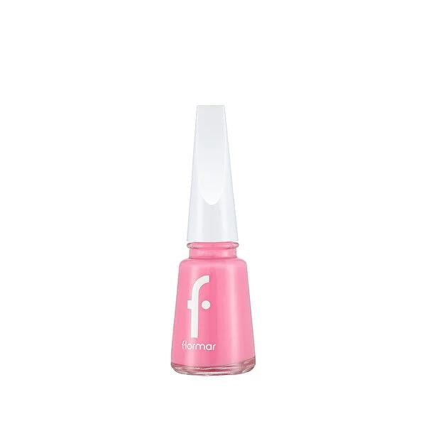 Flormar Nail Enamel 555 Pink Flare - Long Lasting, Highly Pigmented Nail Polish for Vibrant Nail Appearance by Beauty Care Bag