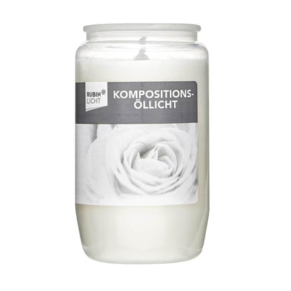 Rubin Licht Light Oil Scented Candle White 1 Unit by Beauty Care Bag