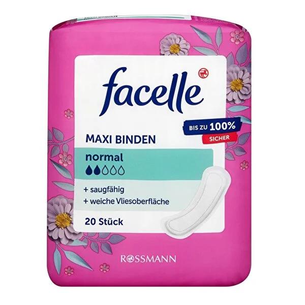 Facelle Maxi Pads for Heavy Flow: Ultra Absorbent, Comfortable, & Skin-Friendly Feminine Hygiene - Superior Protection & Peace of Mind by Beauty Care Bag
