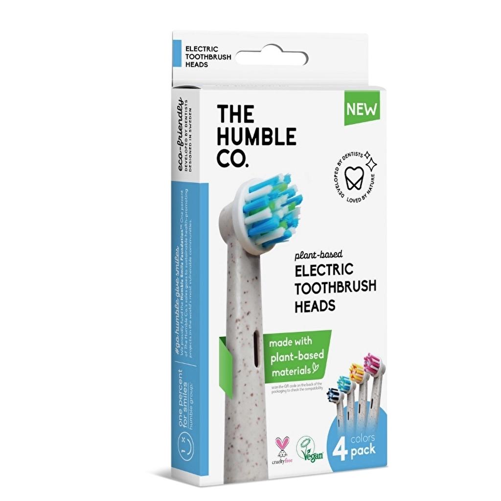 The Humble Co. Plant-Based Replacement Toothbrush Heads 4-Pack by Beauty Care Bag