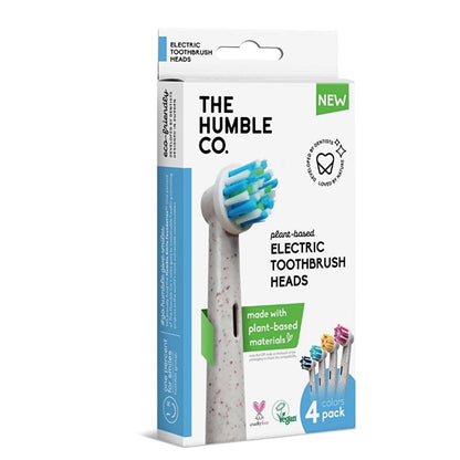 The Humble Co. Plant-Based Replacement Toothbrush Heads 4-Pack by Beauty Care Bag