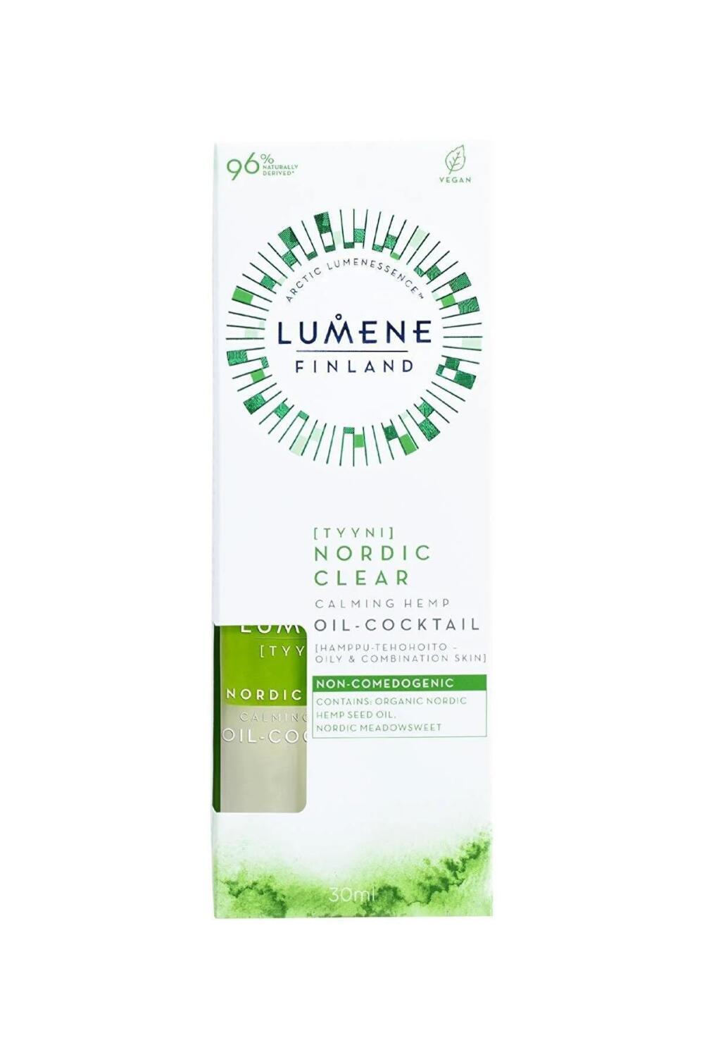 Lumene Calming Hemp Oil Skincare - Soothe Sensitive Skin, Reduce Redness & Improve Complexion by Beauty Care Bag
