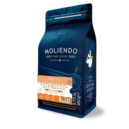 Moliendo Amalfi espresso blend coffee beans, 250g