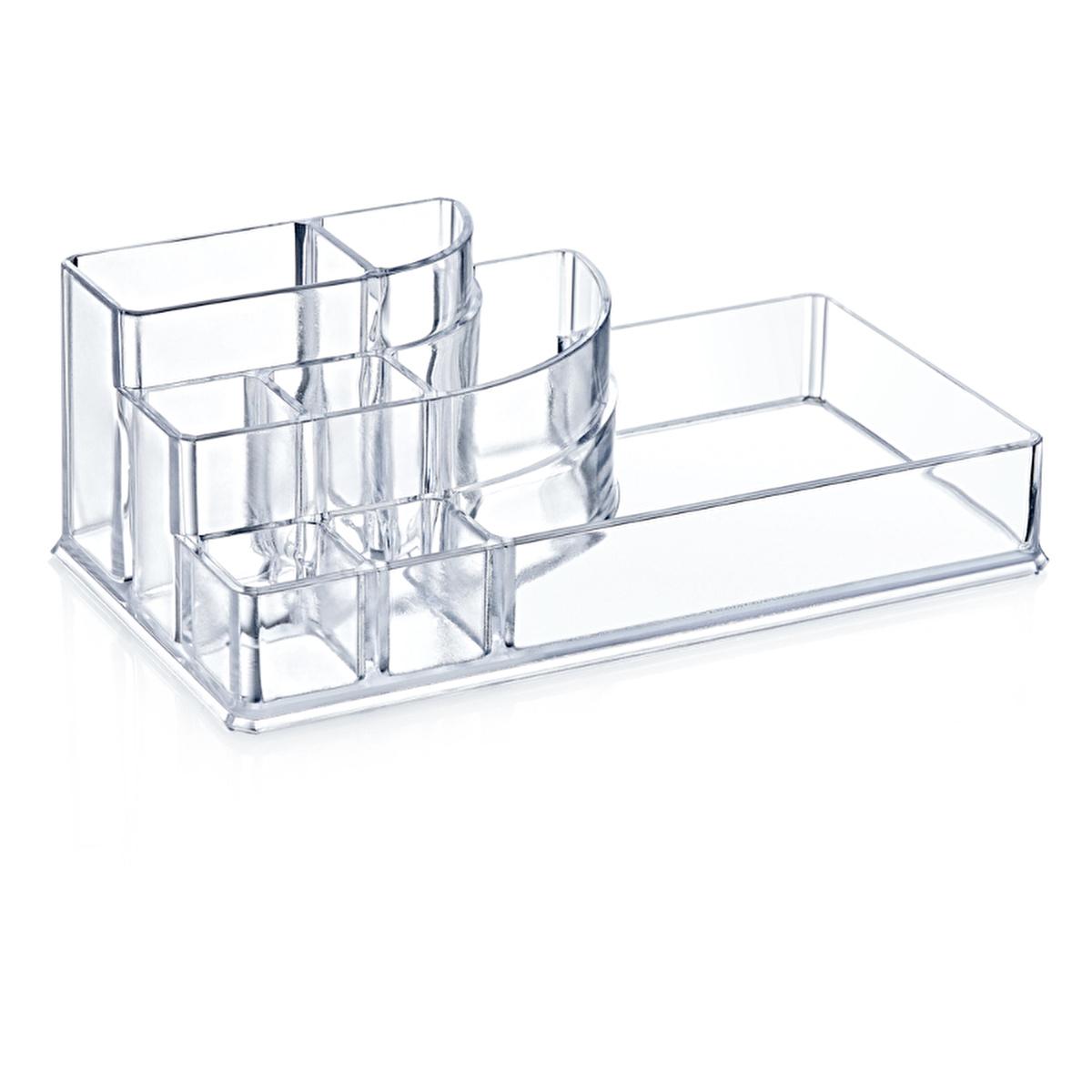 Bee Home Crystal Cosmetic Organizer - Elegant Makeup Storage for Bathroom & Vanity by Beauty Care Bag