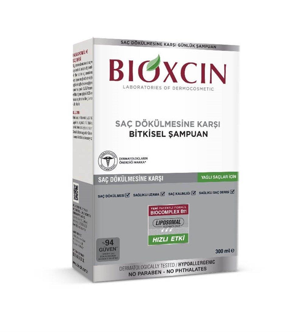 Bioxcin Anti-Hair Loss Shampoo for Oily Hair - Strengthens Hair Follicles, Prevents Hair Loss by Beauty Care Bag