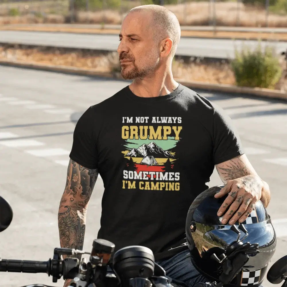 I'm Not Always Grumpy Man T-Shirt by Outdoorzees
