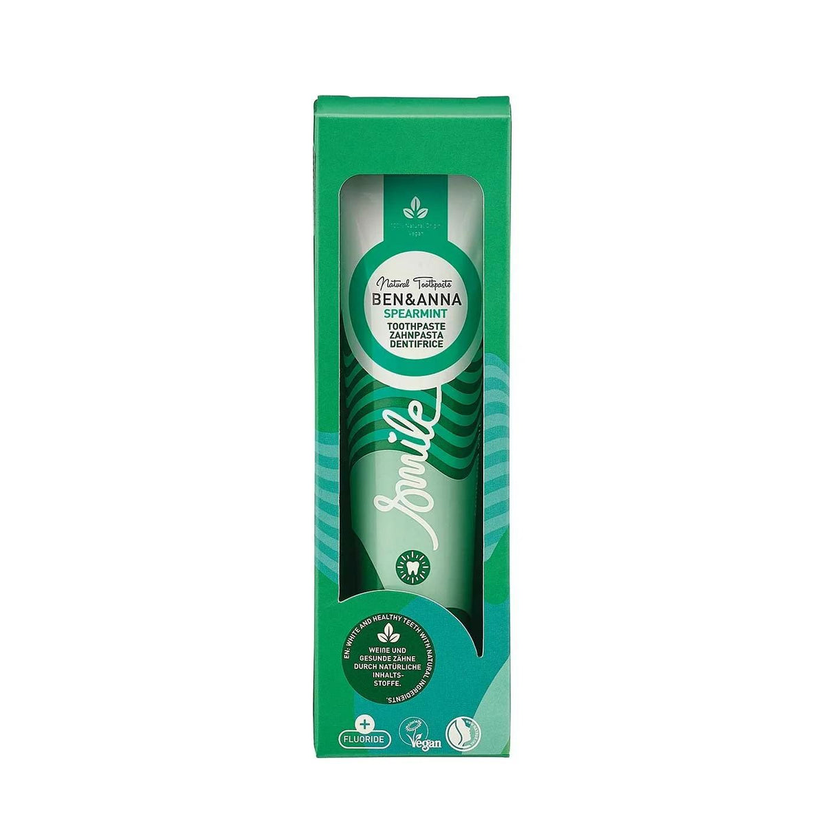 Ben Anna Spearmint Fluoride-Free Toothpaste 75 ml by Beauty Care Bag