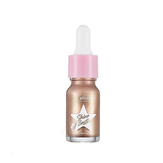 Callista Shine Bestie Liquid Highlighter Makeup for Glowing Skin - Bronze Tone, Easy-to-Apply, All Skin Types by Beauty Care Bag