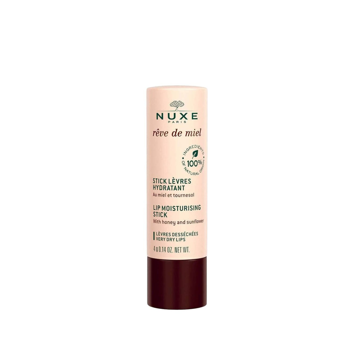 Nuxe Reve De Miel Lip Moisturizing Stick - Natural Lip Care for Dry, Chapped Lips - 4g by Beauty Care Bag