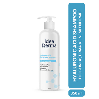 Idea Derma Hyaluronic Acid Moisturizing Shampoo for Volume 350 ml by Beauty Care Bag