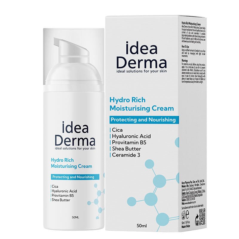 Idea Derma Hydro Rich Moisturising Cream for Dry Skin 50mlSkincareTorqelo.com
