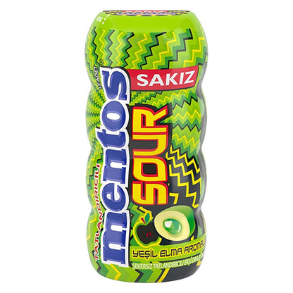 Mentos Sour Green Apple Chewing Gum for Instant Freshness 30g by Beauty Care Bag