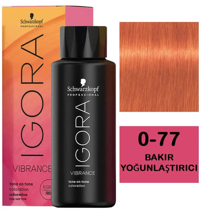 Igora Vibrance Copper Concentrate 0-77 60ml by Beauty Care Bag