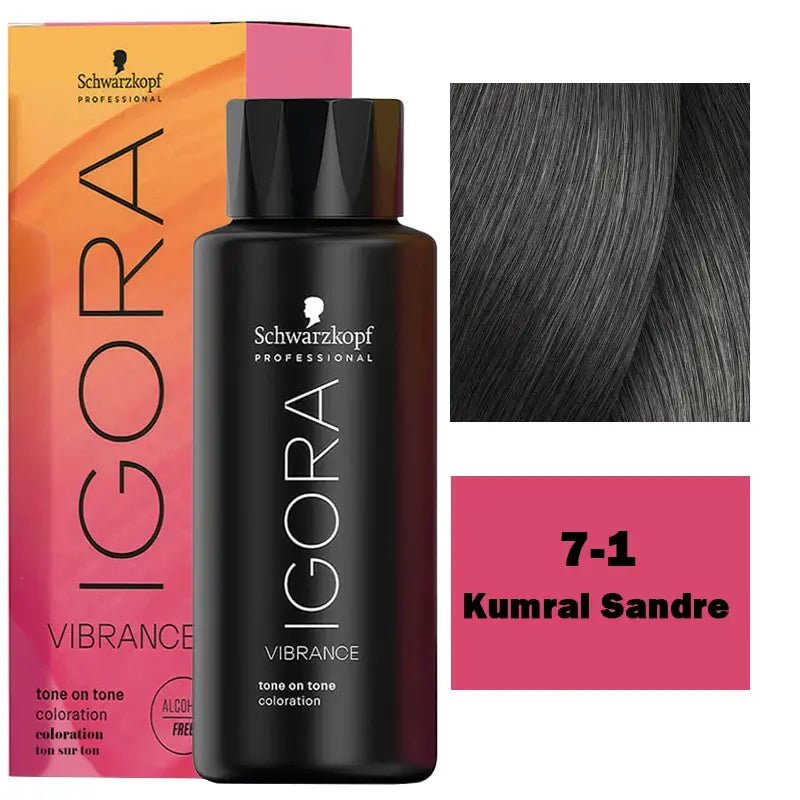 Igora Vibrance Tone on Tone Coloration 7-1 Medium Blonde Cendre 60mlHair CareTorqelo.com