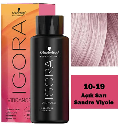Igora Vibrance 10-19 Sandre Violet Soft Toner 60ml by Beauty Care Bag