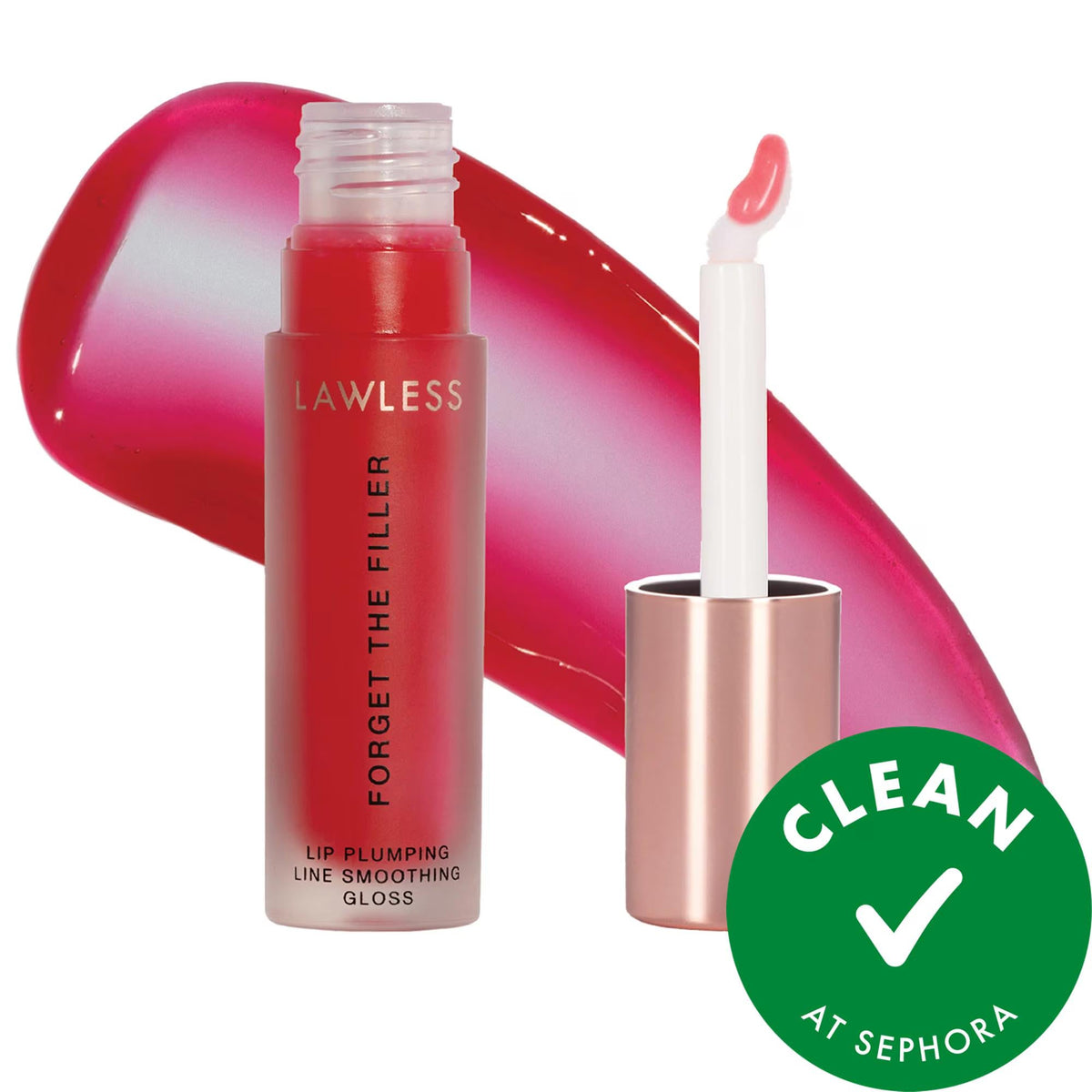 Forget The Filler Lip Plumper: Hydrating & Smoothing Lip Gloss for Fuller, Vegan, Cruelty-Free Lips with MAXI-LIPª by Beauty Care Bag