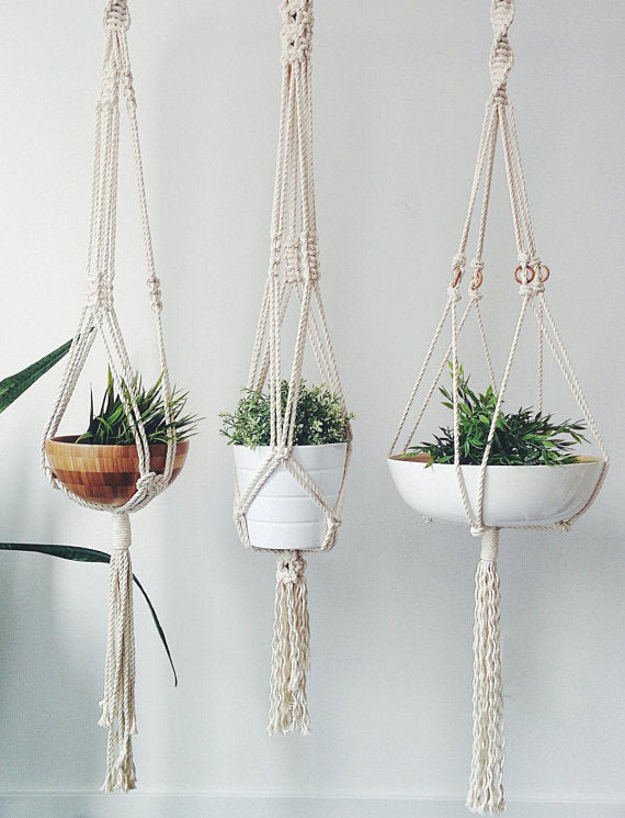 Macrame Plant Hanger by Silver Simba