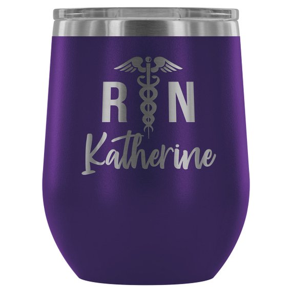 Nurse Tumbler RN Registered Nurse Gifts by Magenta Shadow