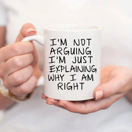 Funny Coffee Mugs – Ceramic Birthday Gift for Men | Dishwasher Safe Mug by Joyful Moose