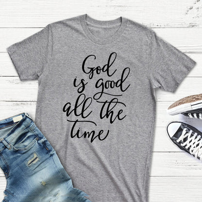 Christian Women's T-Shirt - God Is Good Shirt | Soft Cotton Tee, Inspirational Faith Apparel by Joyful Moose