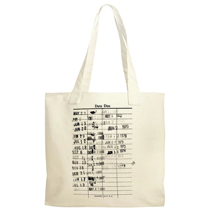 Library Canvas Tote Bag - Reusable Grocery Bag for Book Lover - Literary Tote by Joyful Moose