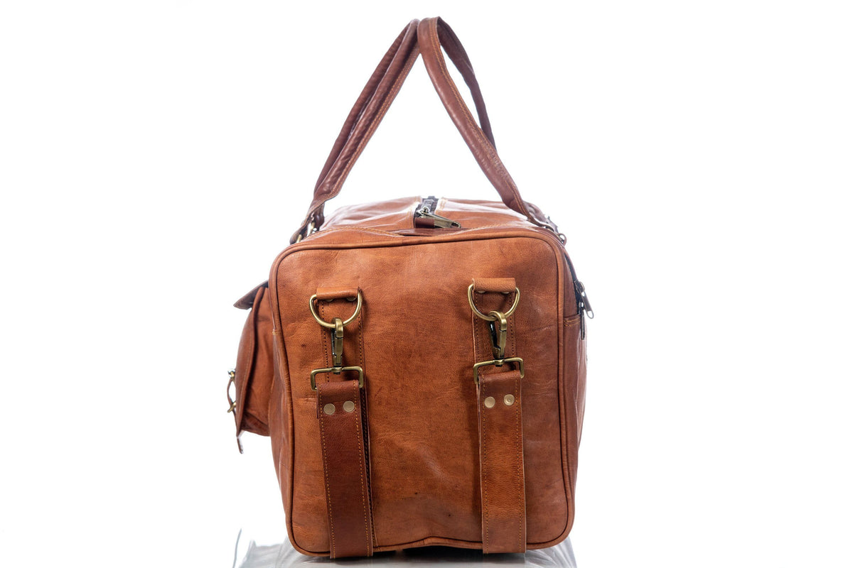 The Fletcher Duffel by Classy Leather Bags