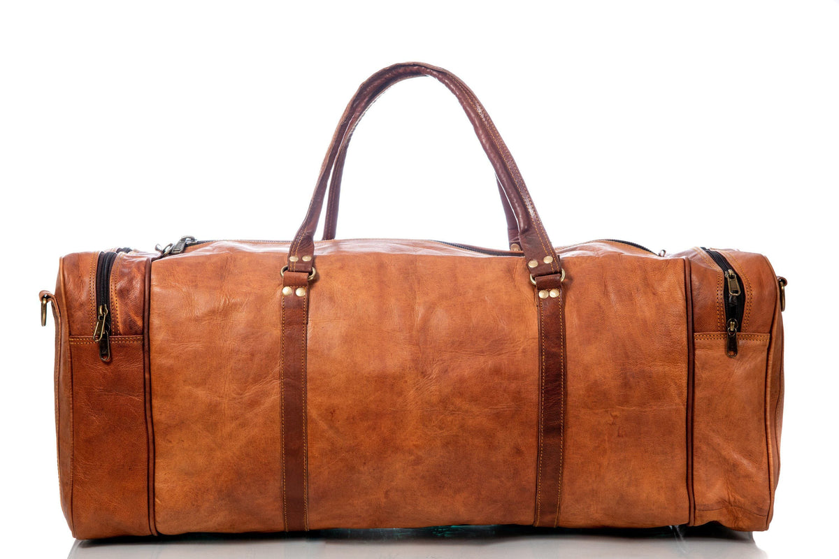 The Fletcher Duffel by Classy Leather Bags