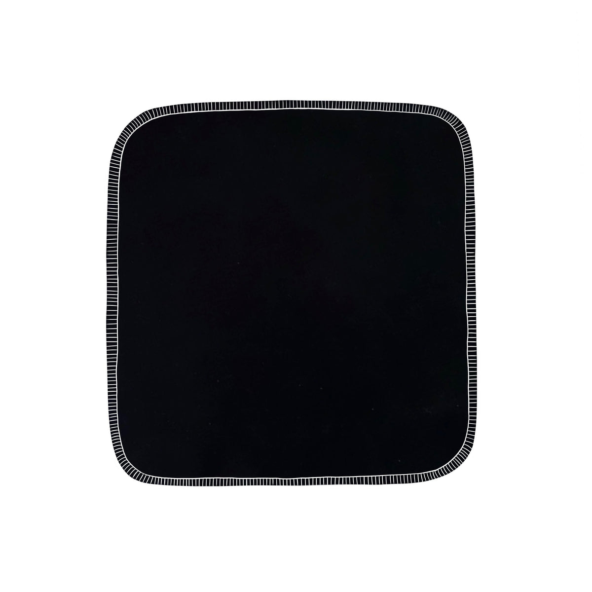 Reusable flannel paper towels in Solid Black