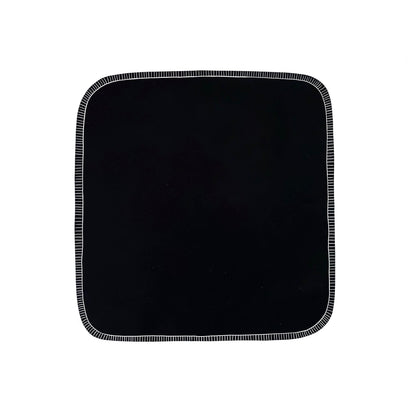 Reusable flannel paper towels in Solid Black