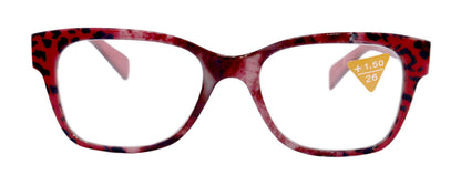 The Bohemian, (Premium) Reading Glasses High End Reading Glass +1.25 to +4 magnifying glasses, Square. optical Frames by NY Fifth Avenue