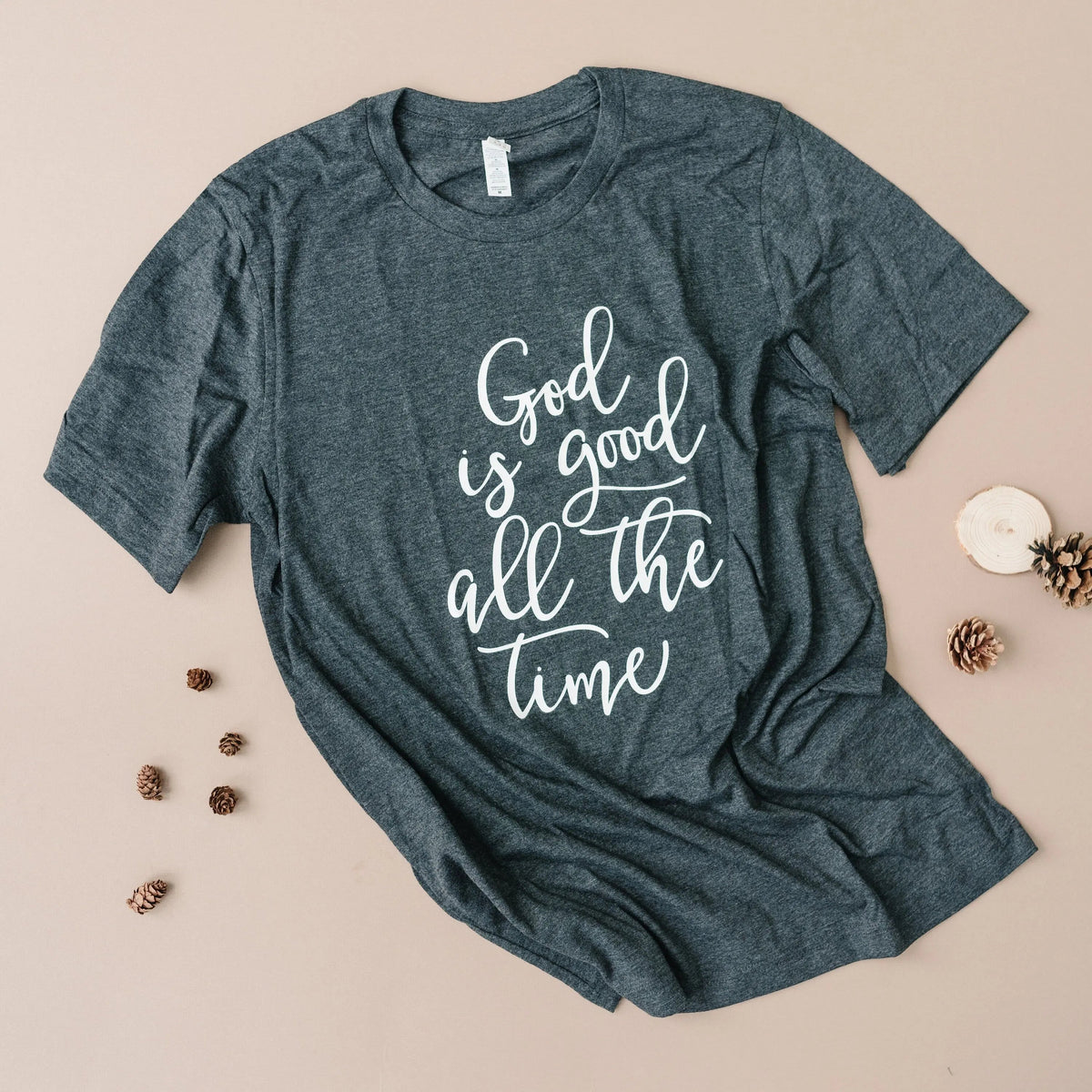 Christian Women's T-Shirt - God Is Good Shirt | Soft Cotton Tee, Inspirational Faith Apparel by Joyful Moose