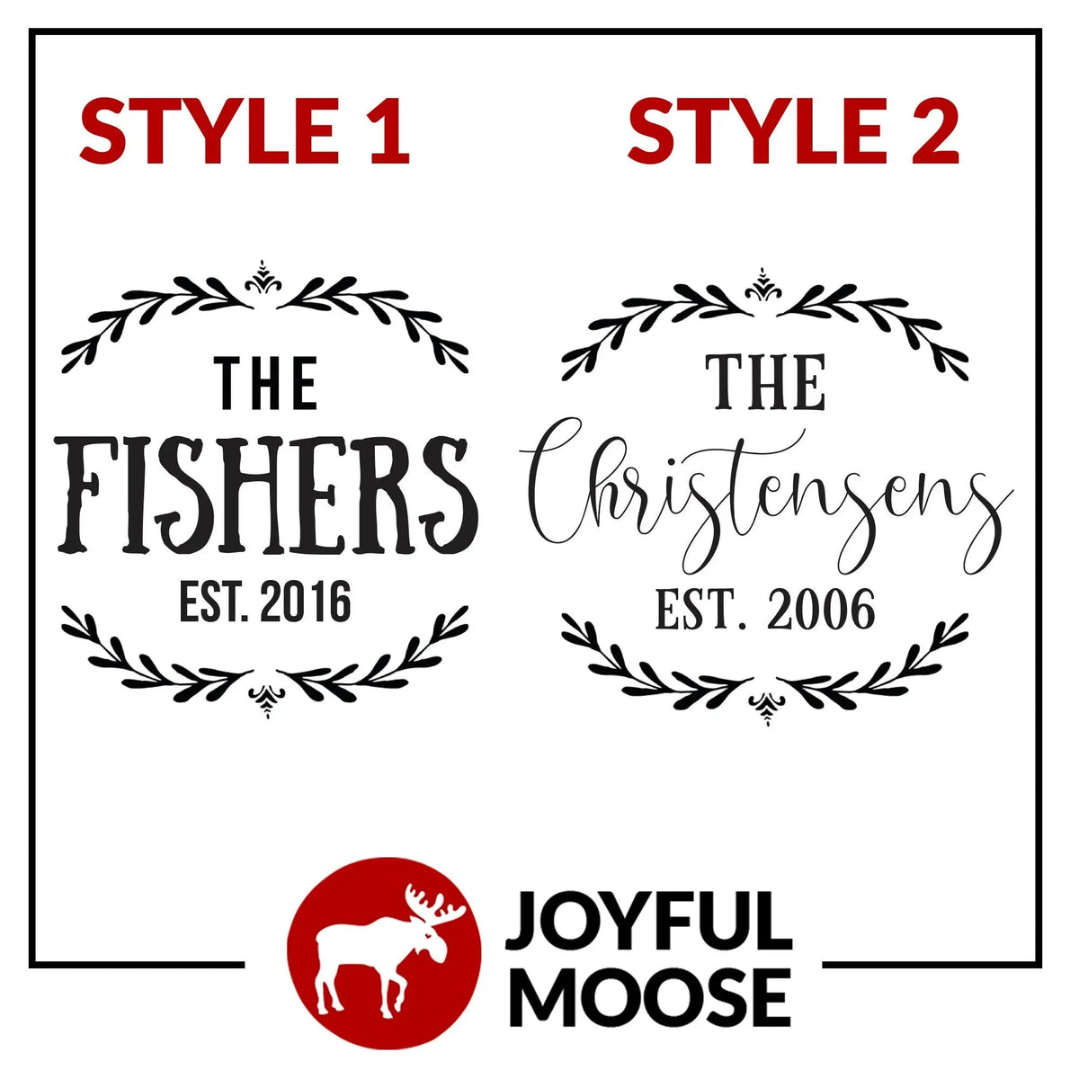 Personalized Wedding Gift Cutting Board - Custom Cutting Board for Bride & Groom by Joyful Moose