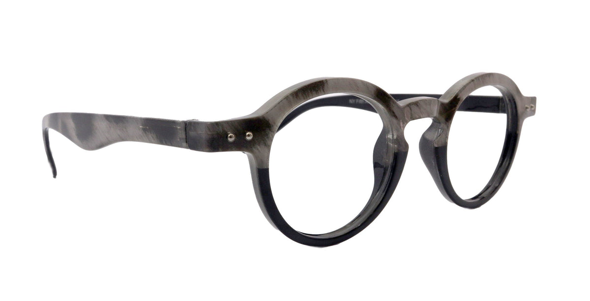 Orlando (Premium) Reading Glasses, High End Readers, Magnifying Eyeglasses, (Black Translucent) (Round) NY Fifth Avenue by NY Fifth Avenue