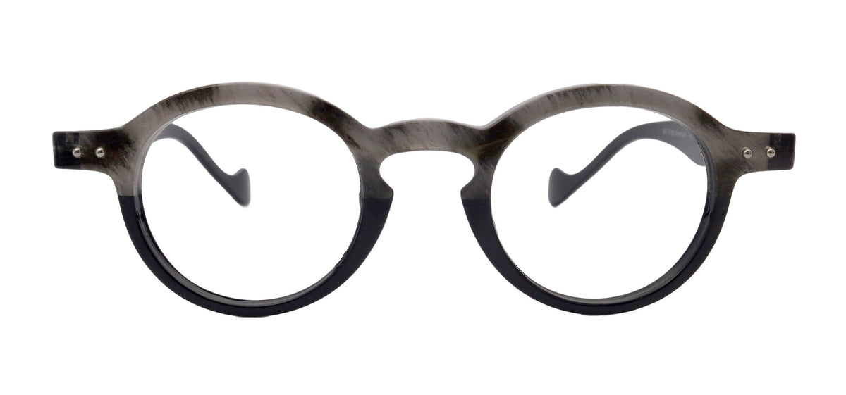 Orlando (Premium) Reading Glasses, High End Readers, Magnifying Eyeglasses, (Black Translucent) (Round) NY Fifth Avenue by NY Fifth Avenue