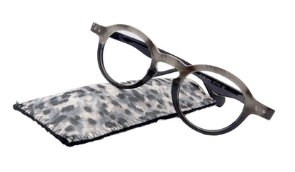 Orlando (Premium) Reading Glasses, High End Readers, Magnifying Eyeglasses, (Black Translucent) (Round) NY Fifth Avenue by NY Fifth Avenue