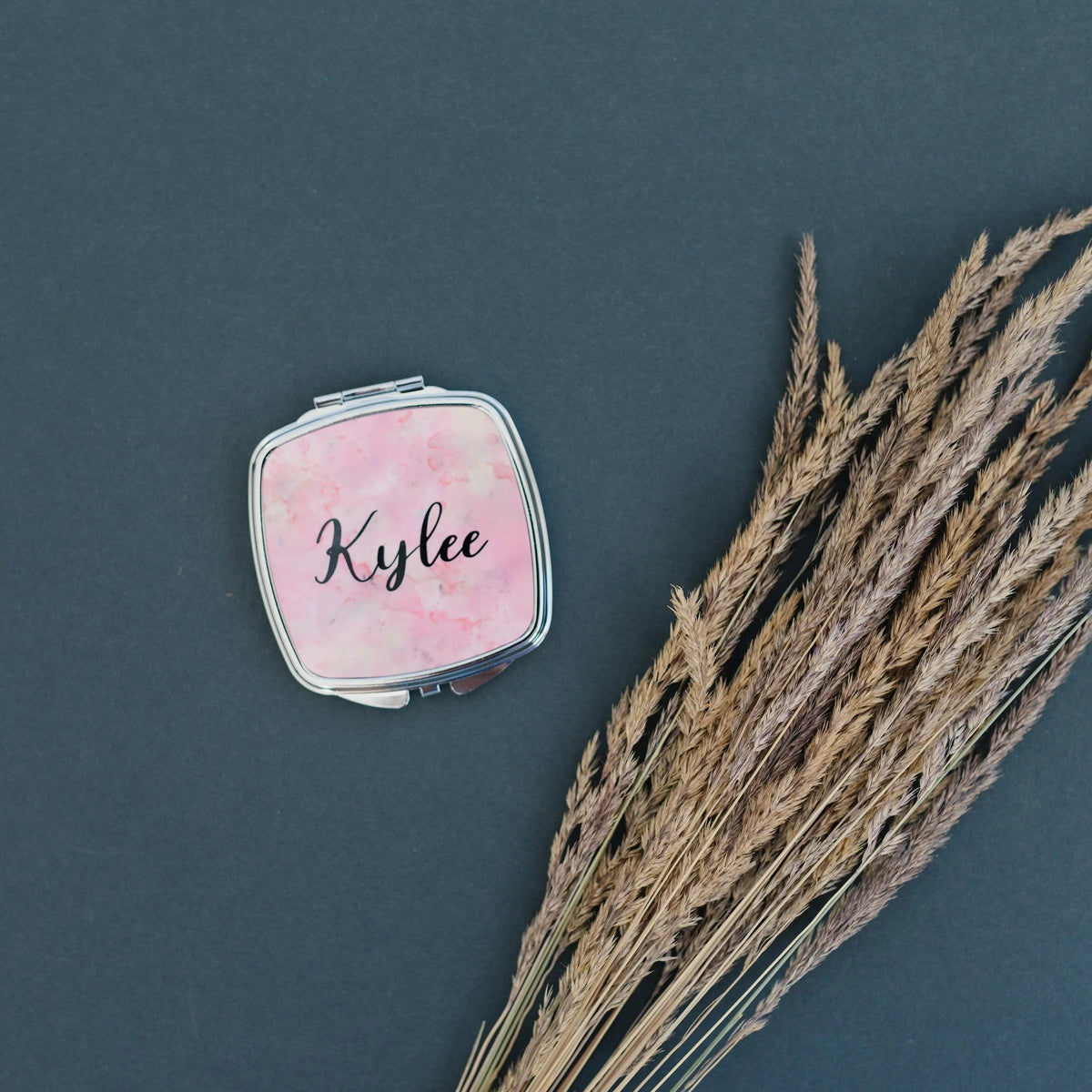 Personalized Gift for Her, bridesmaid gifts, Personalized Compact Mirror, cosmetic gifts for her under 20, personalized gifts for women by Joyful Moose
