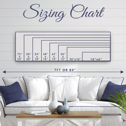 Framed Shore House Sign - Nautical Flag Canvas Coastal Wall Decor by Off The Square Designs