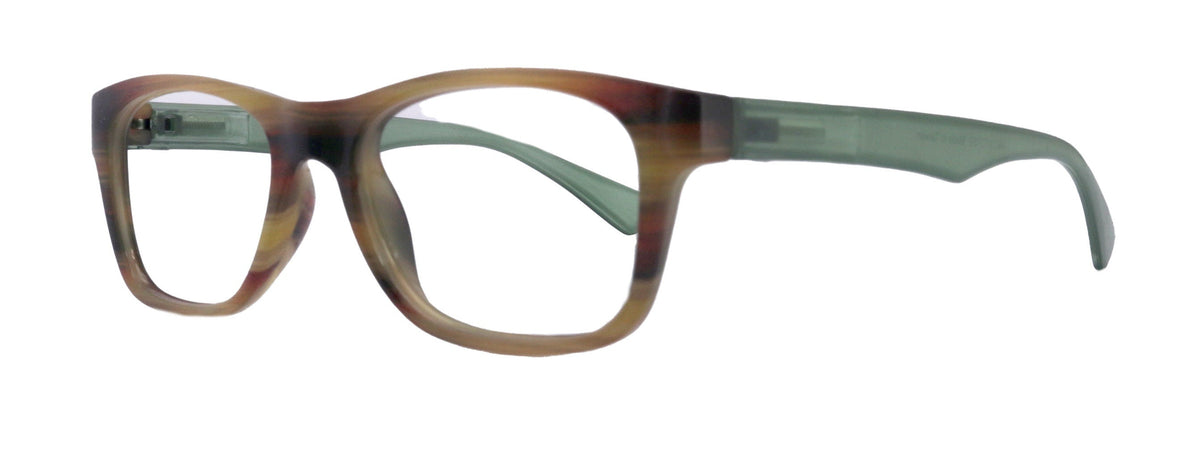 Kelly, (Premium) Reading Glasses High End Readers +1.25 to +4 Magnifying (Brown ) Square. Optical Frames, NY Fifth Avenue. by NY Fifth Avenue