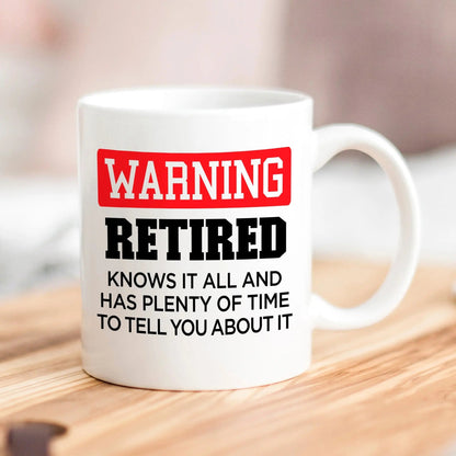Funny Retirement Gift - retirement funny mug - retirement gift - retirement gift for men - funny retirement mug - retirement gift mug by Joyful Moose