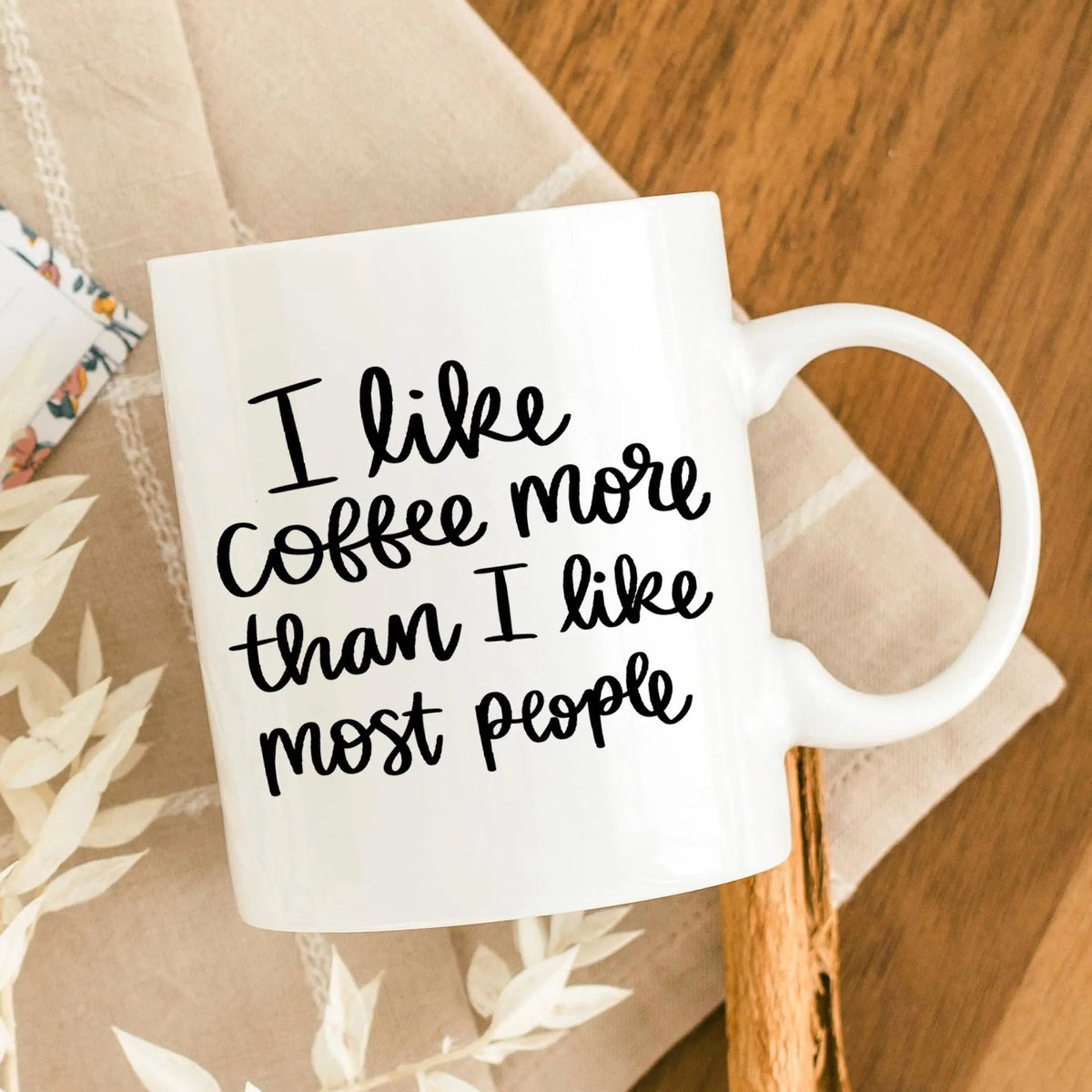 Funny Coffee Mug - coffee lover gift - coffee drinker gift for her - funny coffee cup - by Joyful Moose