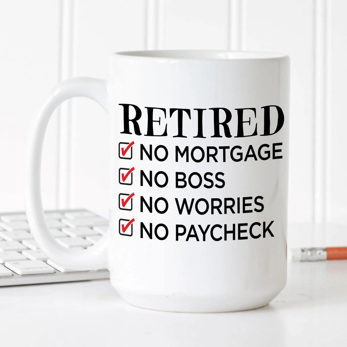 Retirement Mug - retirement gift - funny retirement coffee mug - teacher retirement - coworker retirement gifts men - retirement sayings by Joyful Moose