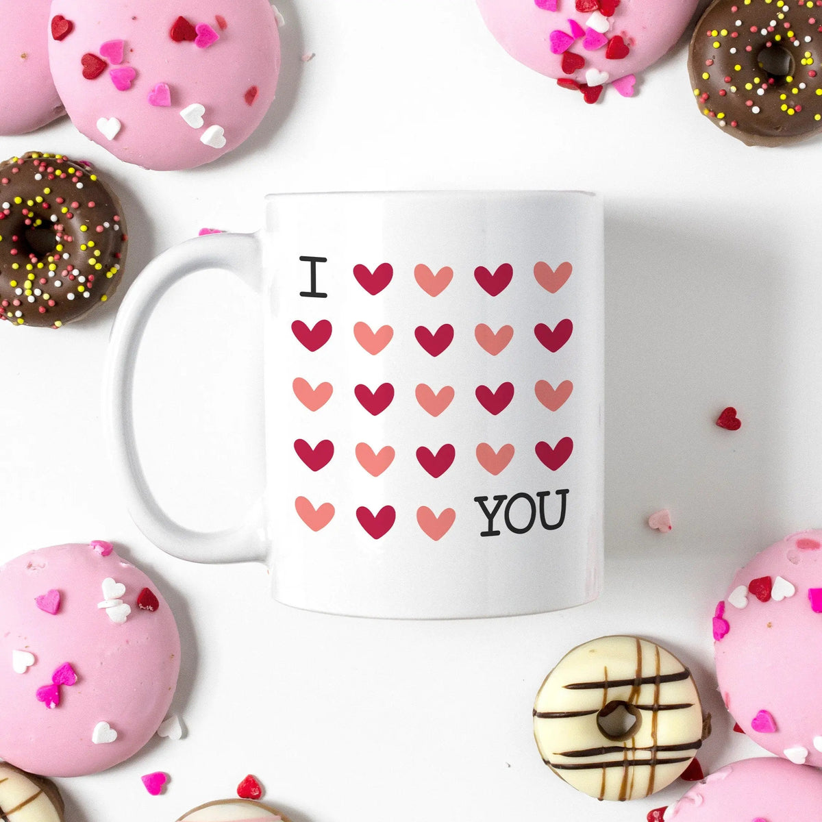 Valentines Mug - I love You Coffee Mug - Heart Mug - valentines gift for wife - valentines day gifts for her - Gift for girlfriend by Joyful Moose