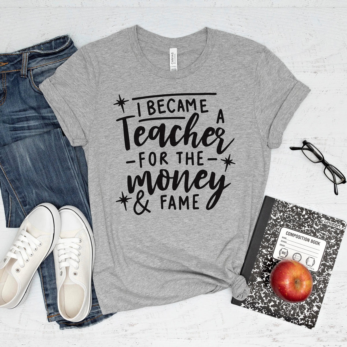 Teacher T-shirt, Funny teacher shirts, end of year teacher gifts, teacher shirt, teacher appreciation gifts for teachers, teacher tshirts by Joyful Moose