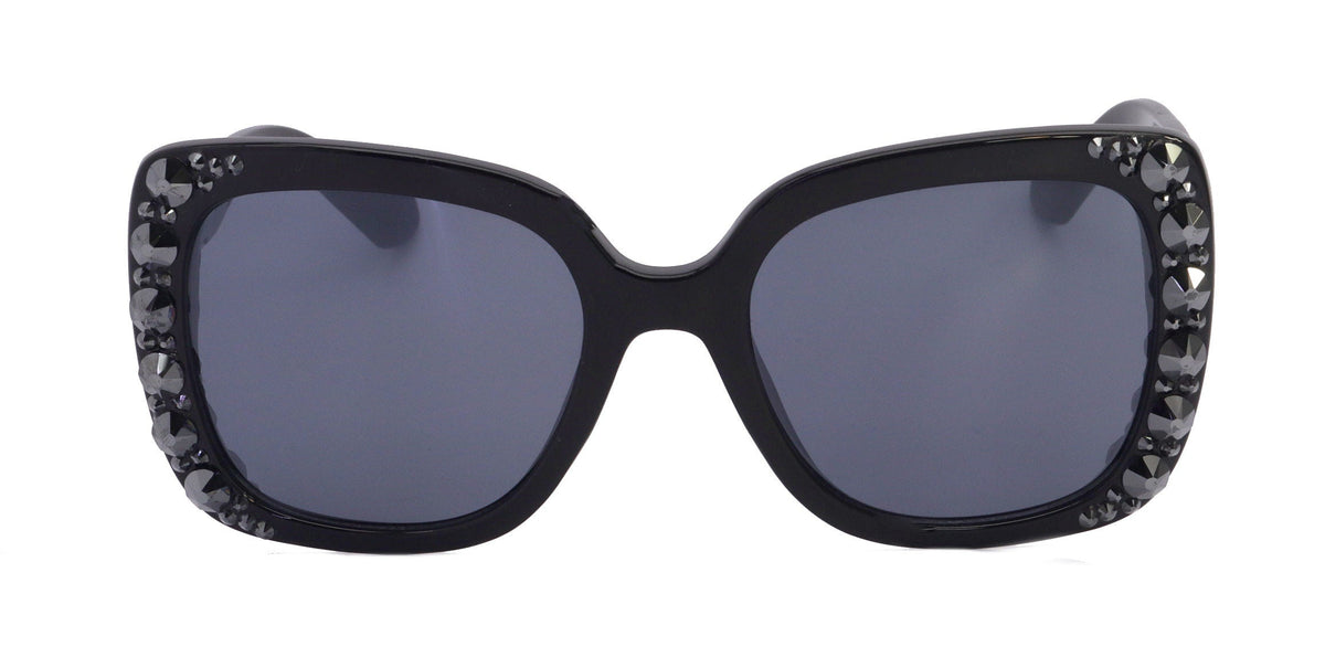 Emory, Bling Women Sunglasses Genuine European Crystals, 100% UV Protection. NY Fifth Avenue by NY Fifth Avenue