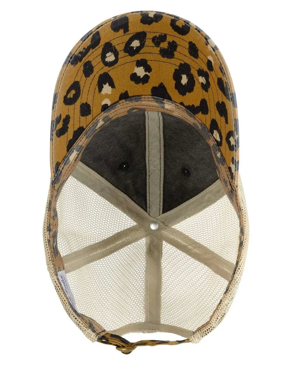Mom Hat - leather patch hat - Leopard Pattern trucker baseball cap - ponytail hats for women - Gift for Mom - mama hat by Joyful Moose