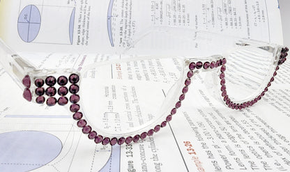 Half Moon, (Bling) Reading Glasses For Woman Adorned W (Purple) Genuine European Crystals, (Translucent) Lower Nose Frame, NY Fifth Avenue by NY Fifth Avenue